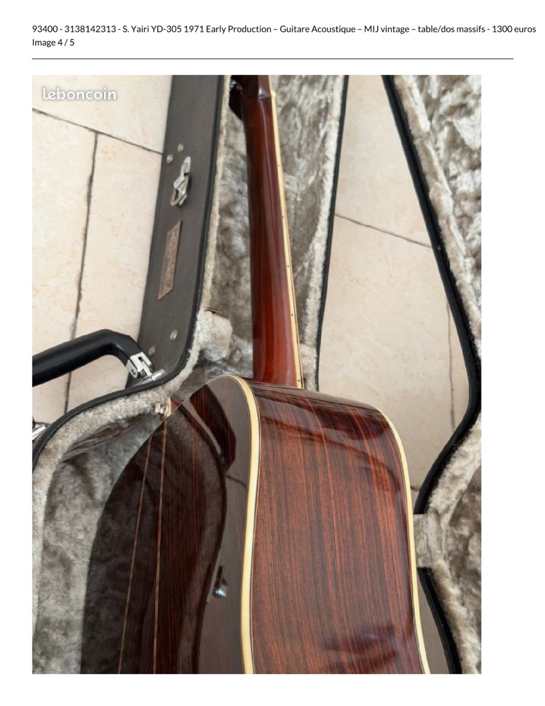 S. Yairi YD-305 "Early" – 1971