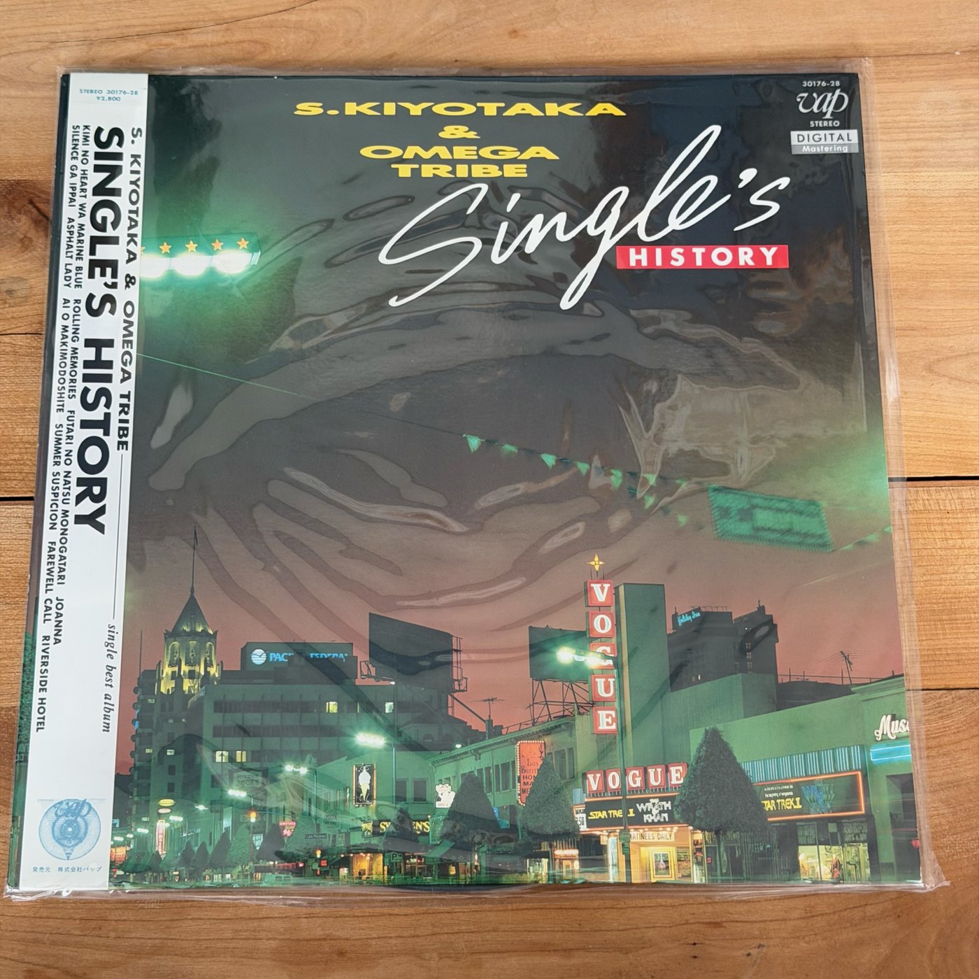 S. Kiyotaka & Omega Tribe = 杉山清貴&オメガトライブ – Single's History = シングルス・ヒストリー